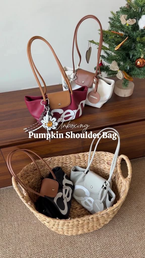 Túi Đeo Vai Cemmery Local Brand Chính Hãng Pumpkin Shoulder Bag Da Microfiber Cao Cấp 4 Màu | BigBuy360 - bigbuy360.vn