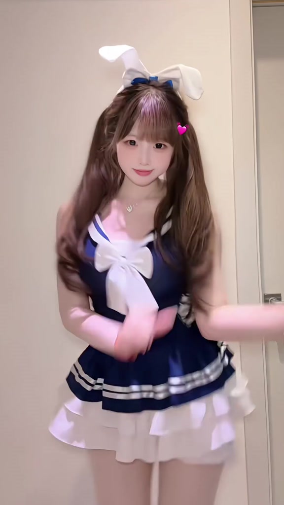 Cosplay thỏ ngọc hư hỏng có đuôi phối nơ đáng yêu gợi cảm váy ngủ học sinh đan dây quyến rũ dễ thương BIKI HOUSE N735 | BigBuy360 - bigbuy360.vn