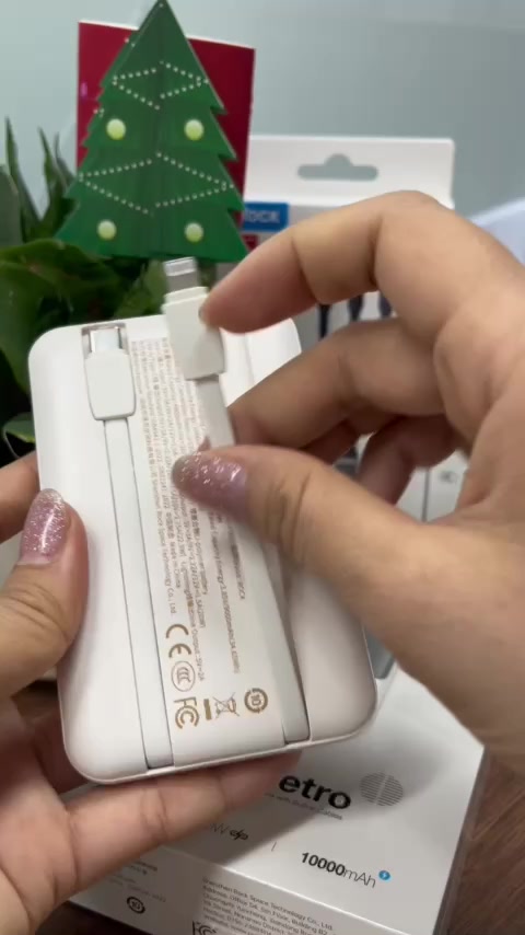 Pin sạc dự phòng tích hợp dây sạc Rockspace P95 sạc nhanh 22.5w 10000mAh hàng chính hãng có BH | BigBuy360 - bigbuy360.vn
