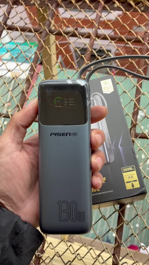 Pin Sạc Dự Phòng Pisen Pro TP-D107 - 130W - 20.000 mAh - Màn Hình LED AI - CCC - Pin 21700 | BigBuy360 - bigbuy360.vn