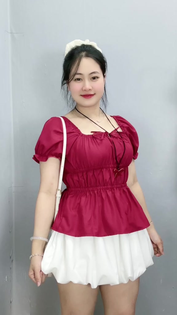Áo Thun Bigsize Nữ Đậu Big Size  – Thiết Kế Nhún Eo Dễ Thương, Che Khuyết Điểm A282 | BigBuy360 - bigbuy360.vn