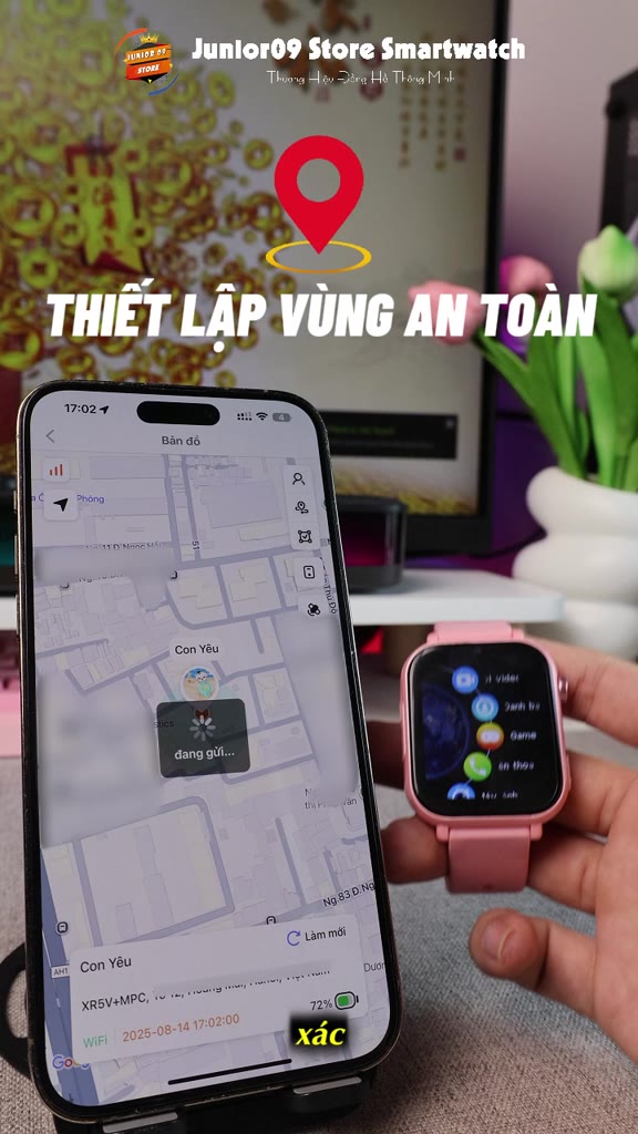 [ ĐỊNH VỊ GPS ] Đồng hồ thông minh Trẻ em JUNIOR09 WATCH KID LUXURY | Lắp sim Nghe gọi độc lập | Video Call | SOS | BigBuy360 - bigbuy360.vn