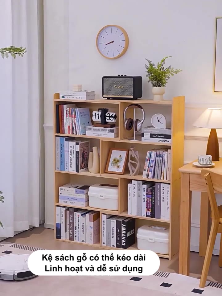 ALVIN Tủ đựng đồ đa năng Tủ giày dép bằng gỗCó thể thu gọn và kéo dài hoặc thu gọn ở các góc | BigBuy360 - bigbuy360.vn