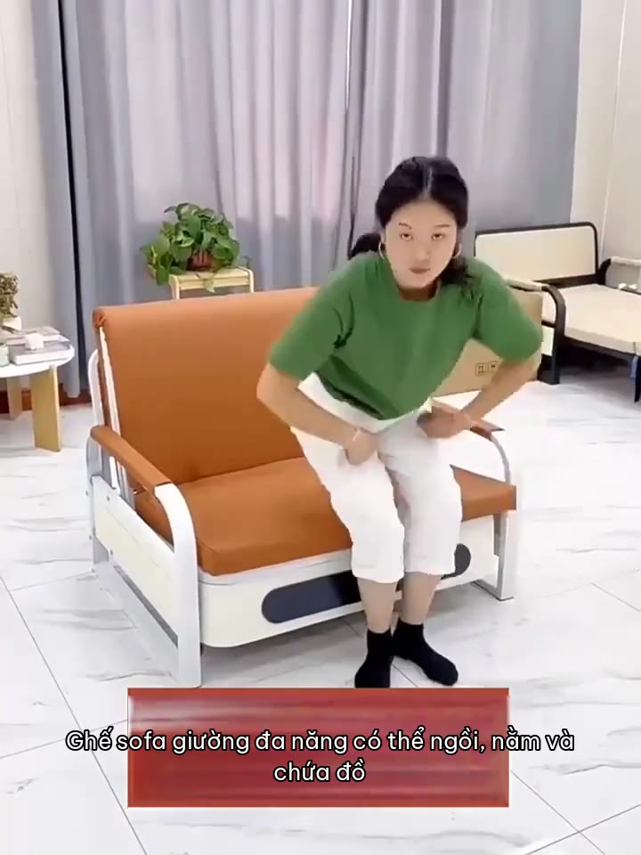 HEINO Giường Sofa Gấp Gọn Đa Năng Tích Hợp Hộp Lưu Trữ Và Đệm Riêng Phù Hợp Phòng Khách Nhỏ | BigBuy360 - bigbuy360.vn