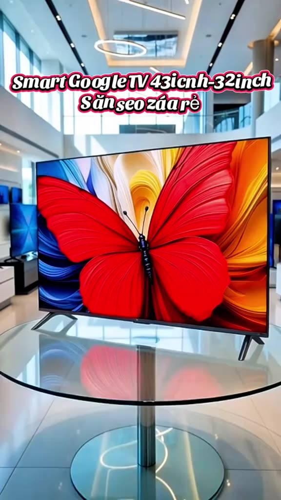 【QLED】43inch Smart Google TV TCL 43V5C, Tấm nền HVA,Tần số quét 60Hz, Dolby Atmos | BigBuy360 - bigbuy360.vn