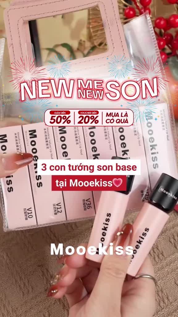 [KOL Combo 2] Mooekiss Son môi kem hai đầu tự hào có thiết kế 2 trong 1 đa chức năng với công thức chứa 92% thành phần dưỡng ẩm và chống nhòe 1.5g+1.5g | BigBuy360 - bigbuy360.vn