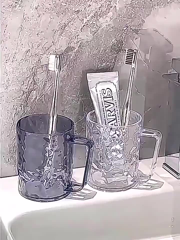 Cốc Uống Nước Đánh Răng Đa Năng Vân Pha Lê Nổi 3D Hiện Đại - Ly Đánh Răng cao cấp | BigBuy360 - bigbuy360.vn