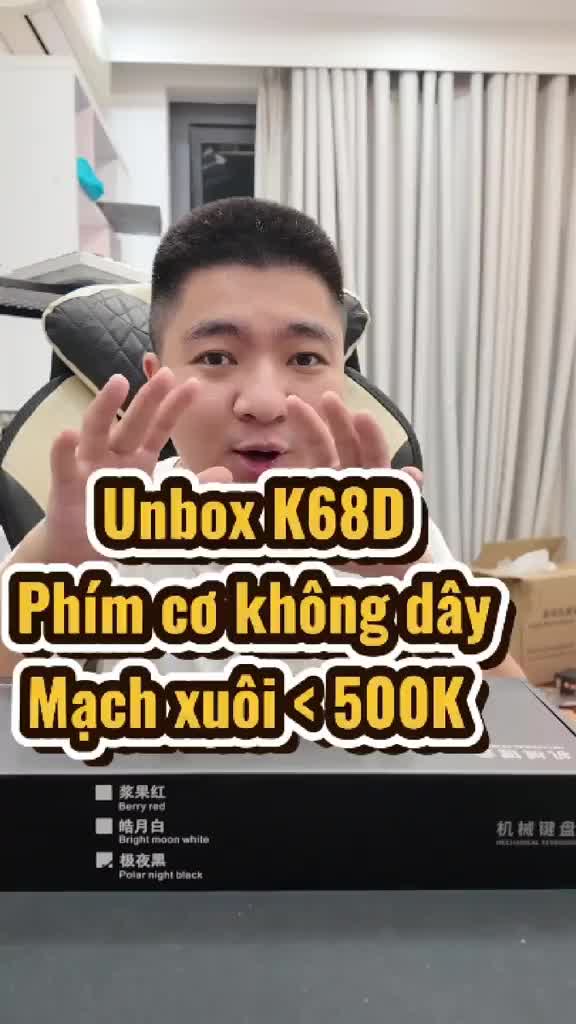 Bàn phím cơ Bluetooth Không dây ATAS K68 / K68D  - Led RGB - Có hot-swap - Pin 4000mAh - Có APP tùy chỉnh - Gaminghouse | BigBuy360 - bigbuy360.vn