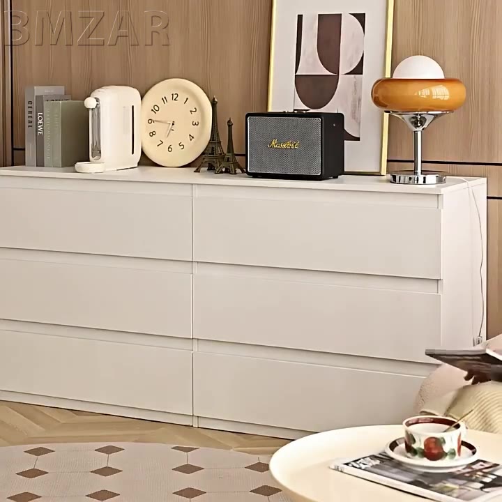 BMZAR Tủ Gỗ 6 Ngăn Kéo Cao Cấp - Kích Thước Lý Tưởng Cho Đầu Giường, Chứa Được Mọi Đồ Lặt Vặt | BigBuy360 - bigbuy360.vn