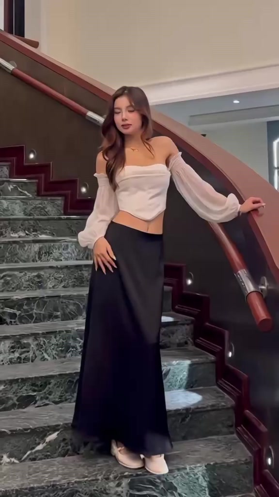 Chân Váy Midi Dáng Dài Chất Liệu Lụa Satin Mềm Mịn Chân Váy Midi Lụa Đuôi Cá Nhẹ Dáng Dài 12 THÁNG SÁU | BigBuy360 - bigbuy360.vn