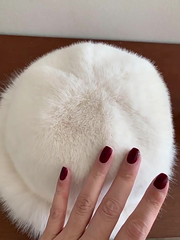 Mũ Len Lông Mịn Dày Giữ Ấm JML10 Jussy Official Mũ Len Mùa Đông Nữ Hàn Quốc Mềm Mại Siêu Ấm Phong Cách Retro | BigBuy360 - bigbuy360.vn