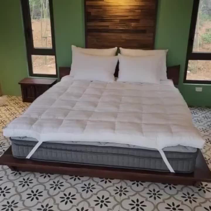 Nệm Topper Gòn Microfiber Lông Vũ Nhân Tạo - Mền Mại -Thoáng Mát , Tiện Nghi Êm Ấi - Chuẩn Khách Sạn | BigBuy360 - bigbuy360.vn