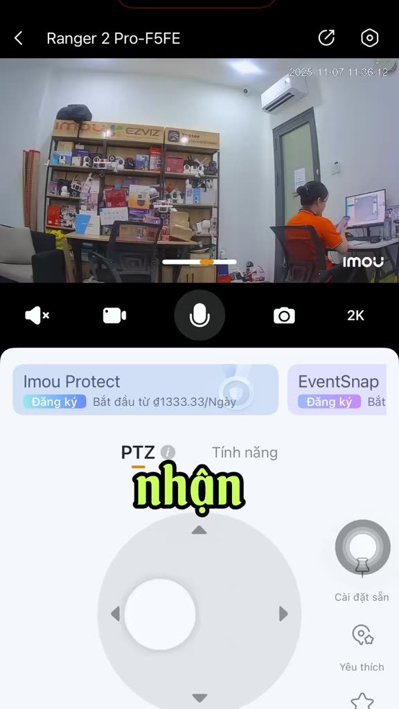 Camera trong nhà Imou A32 & A52 Pro - Độ phân giải 2K & 3K, Ban đêm có màu, Tích hợp phím Gọi | BigBuy360 - bigbuy360.vn