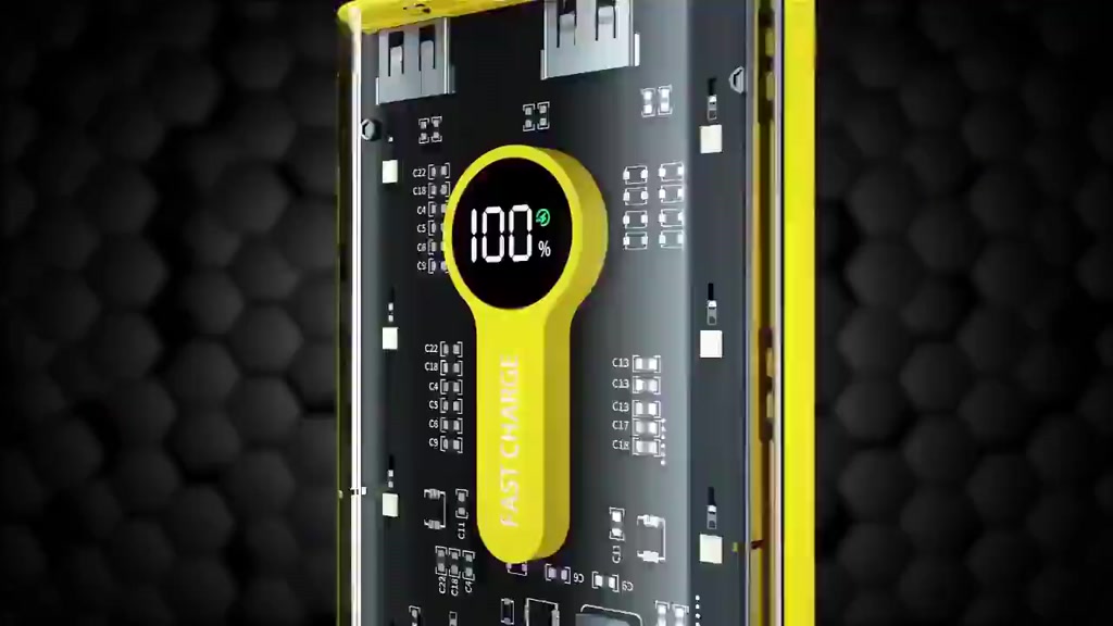 Pin DỰ PHÒNG 30.000mAh TRONG SUỐT – NHANH 120W và PD25W  4 DÂY SẠC TÍCH HỢP – 6 Cổng - MÀN HÌNH LED% | BigBuy360 - bigbuy360.vn