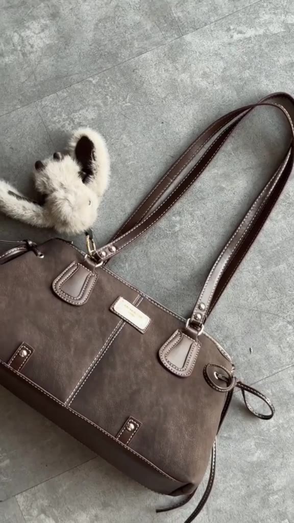 Túi Xách Nữ Tote Da Lộn Size 34cm Kèm Charm Thỏ Túi Đeo Vai Dung Tích Lớn Phong Cách Hàn Quốc - HT539 | BigBuy360 - bigbuy360.vn