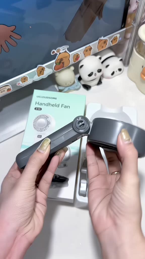 Quạt cầm tay UCLOUDSOME Quạt Mini Quạt làm lạnh di động Pin 4000 / 5000mAh USB có thể gập lại với 5 bánh răng Gió mạnh | BigBuy360 - bigbuy360.vn
