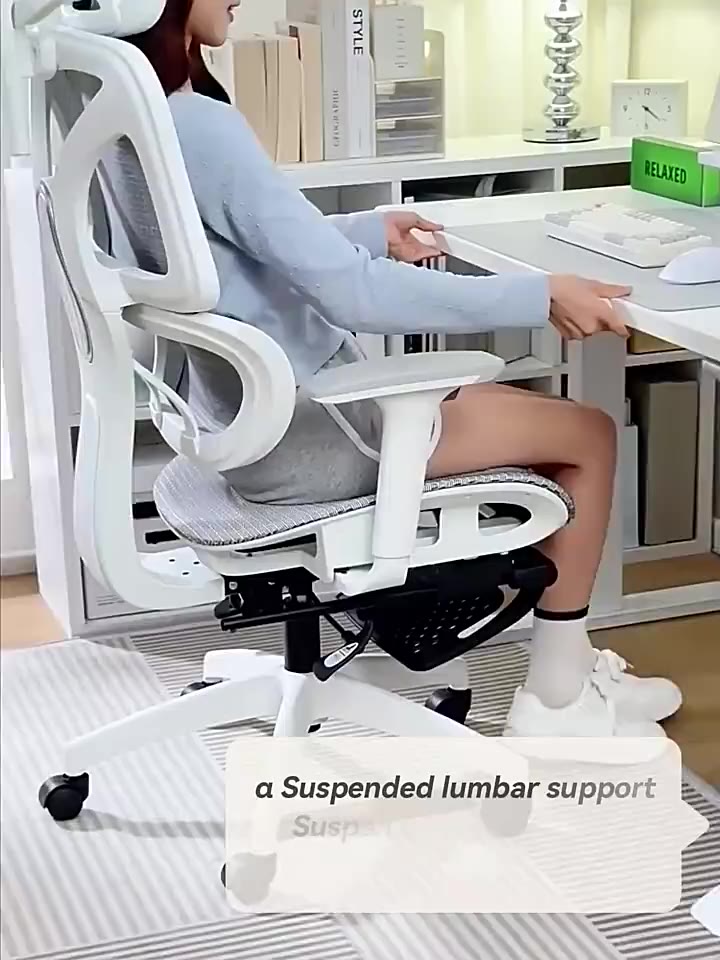 IBARREL Ghế ergonomic van phong thoang khi chong dau lung tua dau dieu chinh cao do freeShip | BigBuy360 - bigbuy360.vn