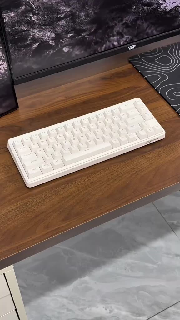 Bàn Phím Văn Phòng Gaming FreeWolf M68SE Led 7 Màu, Layout 68 Phím, Keycap ABS, Gõ Êm Giảm Ồn Cho PC | BigBuy360 - bigbuy360.vn