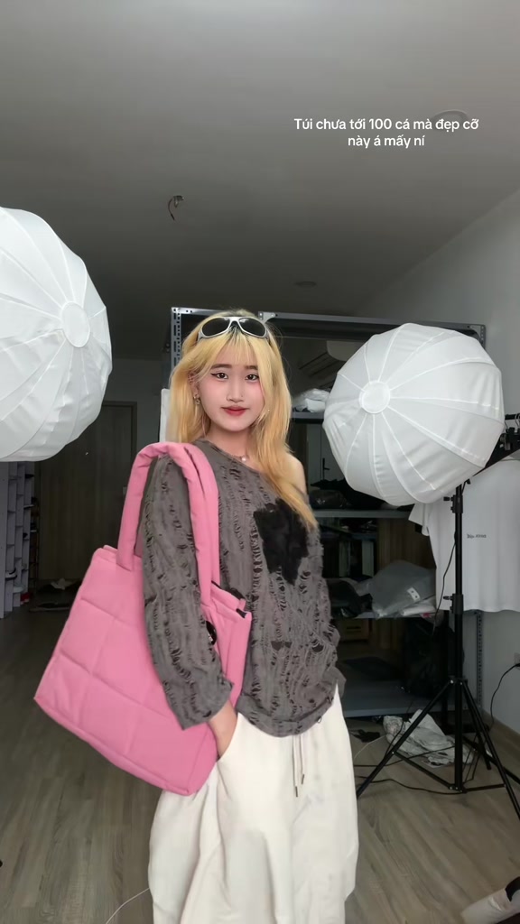 Túi Đeo Vai TOTE V1 - trần bông caro SLYOUR, Phong Cách Hàn Quốc , Mang Đi Học ,Đi Chơi,Đi Làm | BigBuy360 - bigbuy360.vn