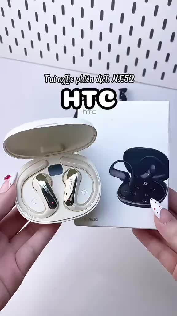 Tai nghe dịch thuật AI HTC NE52 V6.0 Tai nghe Bluetooth loại bỏ tiếng ồn HIFI Âm nhạc và chơi game Tai nghe không dây có độ trễ thấp | BigBuy360 - bigbuy360.vn