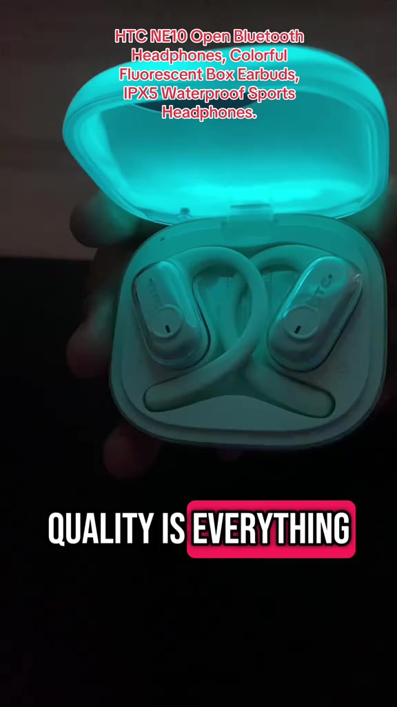 HTC NE10 Tai nghe dịch AI Tai nghe không dây siêu nhẹ Tai nghe Bluetooth 5.4 Tai nghe phát sáng Âm thanh nổi Có micro Âm nhạc HiFi Chống nước IPX5 Tai nghe thể thao | BigBuy360 - bigbuy360.vn