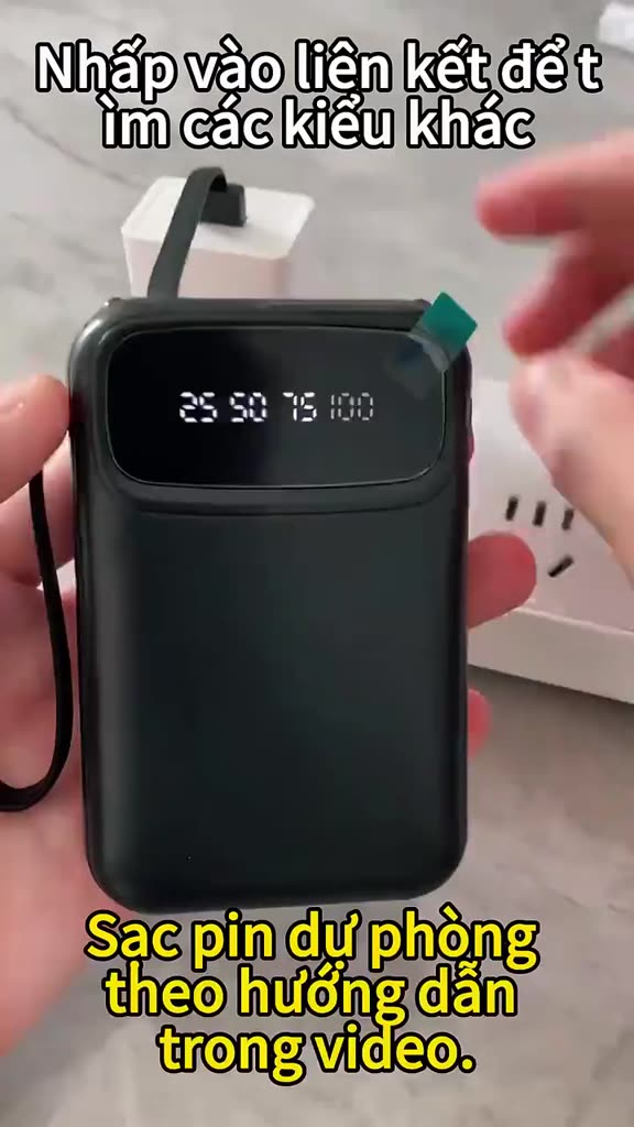 Đa dụng 20000 mAh với 4 cáp sạc nhanh, dung lượng lớn tiện lợi | BigBuy360 - bigbuy360.vn