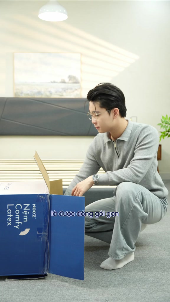 Nệm Foam NOOZ Comfy Latex 100% Đệm Cao Su Thiên Nhiên Kết Hợp Than Hoạt Tính NOOZ Home Goods | BigBuy360 - bigbuy360.vn