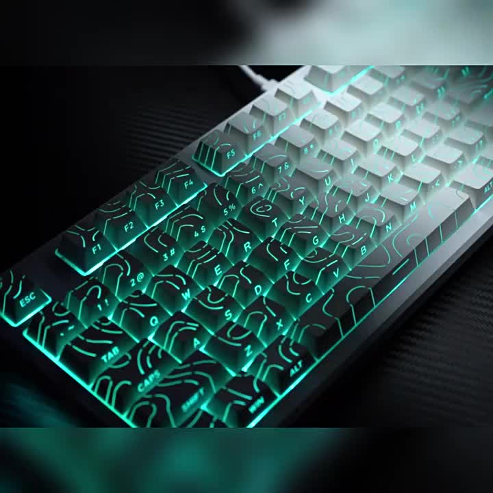 Bàn Phím Cơ Langtu LT84 | Full Hotswap 5 Pin, Lót Foam Giảm Âm | Màn hình Logo - Kết nối Type C rời | BigBuy360 - bigbuy360.vn