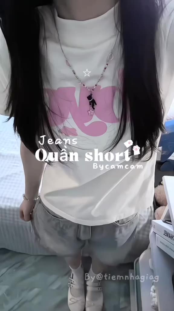 Quần Short Jean Denim Ống Rộng 𝑩𝒚𝒄𝒂𝒎𝒄𝒂𝒎 Basic Năng Động Cho Nữ QTN004 | BigBuy360 - bigbuy360.vn