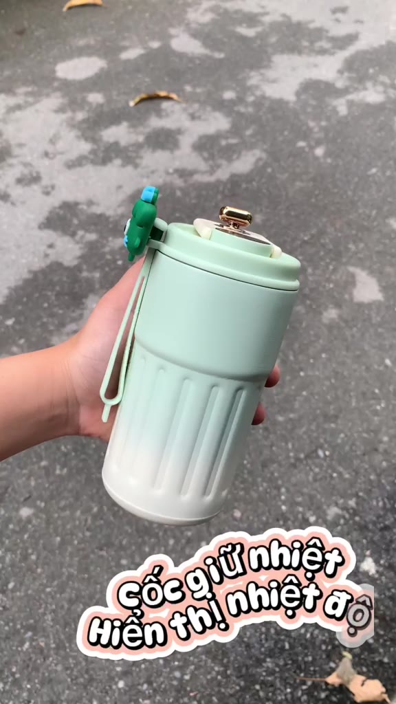 Cốc giữ nhiệt TC400 inox 316 cao cấp, bình giữ nhiệt nóng lạnh 6-12H không đổ mồ hôi, màn hình LED hiển thị nhiệt độ | BigBuy360 - bigbuy360.vn