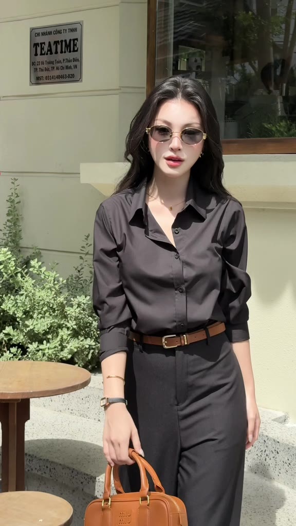 Áo sơ mi nữ GILLEE (nhiều màu) dáng classic trơn vải Kate lụa  thoải mái cao cấp thanh lịch công sở FAS383 | BigBuy360 - bigbuy360.vn