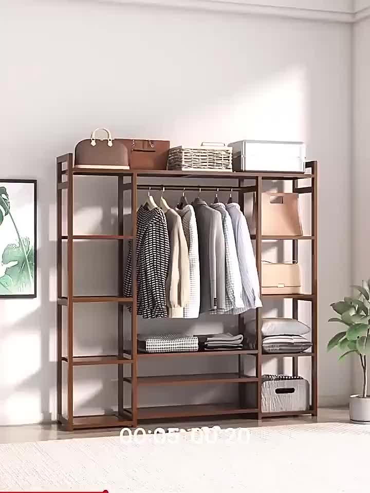 LACCOHUG Kệ Treo Quần Áo Tre Giá Treo Quần Áo Chữ Tầng Chống Mối Mọt Chịu Tải Tốt | BigBuy360 - bigbuy360.vn