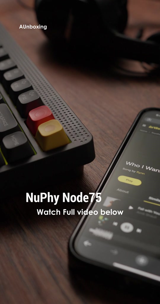 [Chính hãng] Bàn phím cơ Nuphy Node75 - Bàn phím không dây led RGB, 3 mode kết nối, Vuốt cảm ứng chỉnh âm lượng | BigBuy360 - bigbuy360.vn