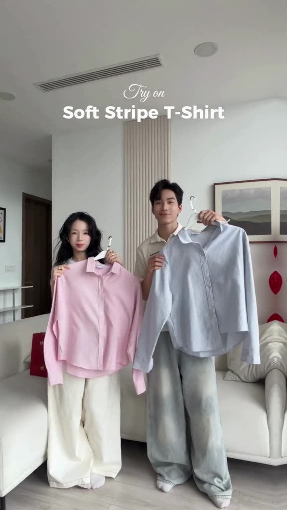 Áo Sơ Mi Oxford CEMMERY Local Brand Chính Hãng Soft Stripe T-Shirt Form Boxy Unisex Tay Dài 2 Màu | BigBuy360 - bigbuy360.vn