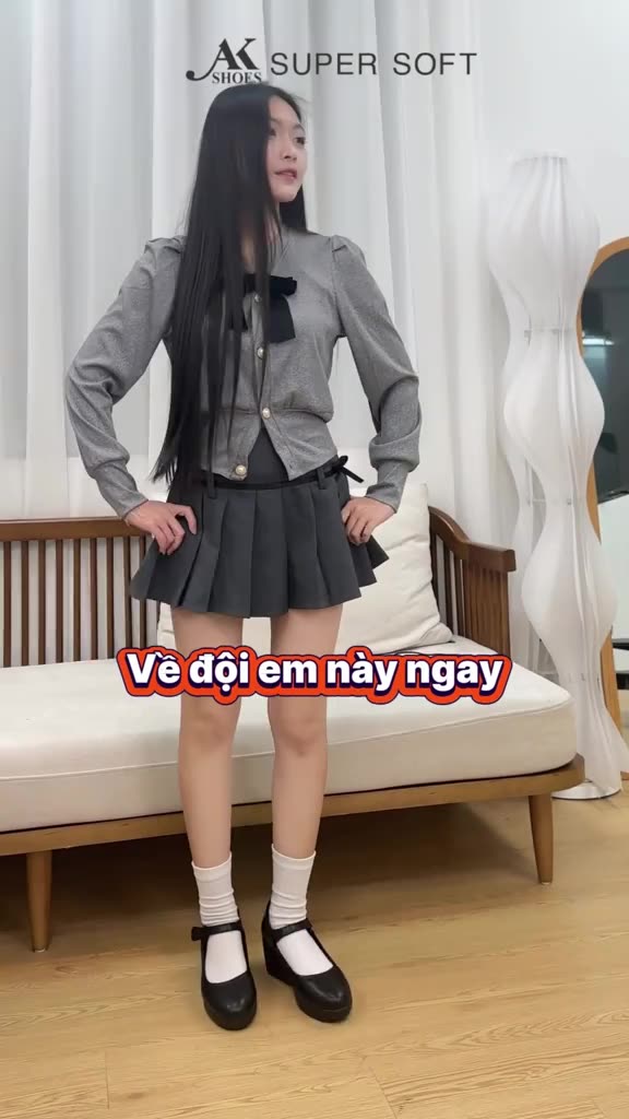 (SALE UPTO 40%) Giày Da Đế Xuồng 6cm Super Soft AK39 - Lót Êm, Tôn Dáng Chất Nhẹ & Hạn Chế Tiếng Ồn | BigBuy360 - bigbuy360.vn