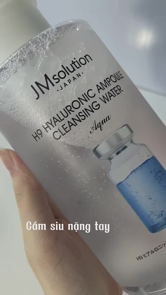 Nước Tẩy Trang Cấp Ẩm JM Solution H9 Hyaluronic Ampoule Cleansing Water Aqua | BigBuy360 - bigbuy360.vn