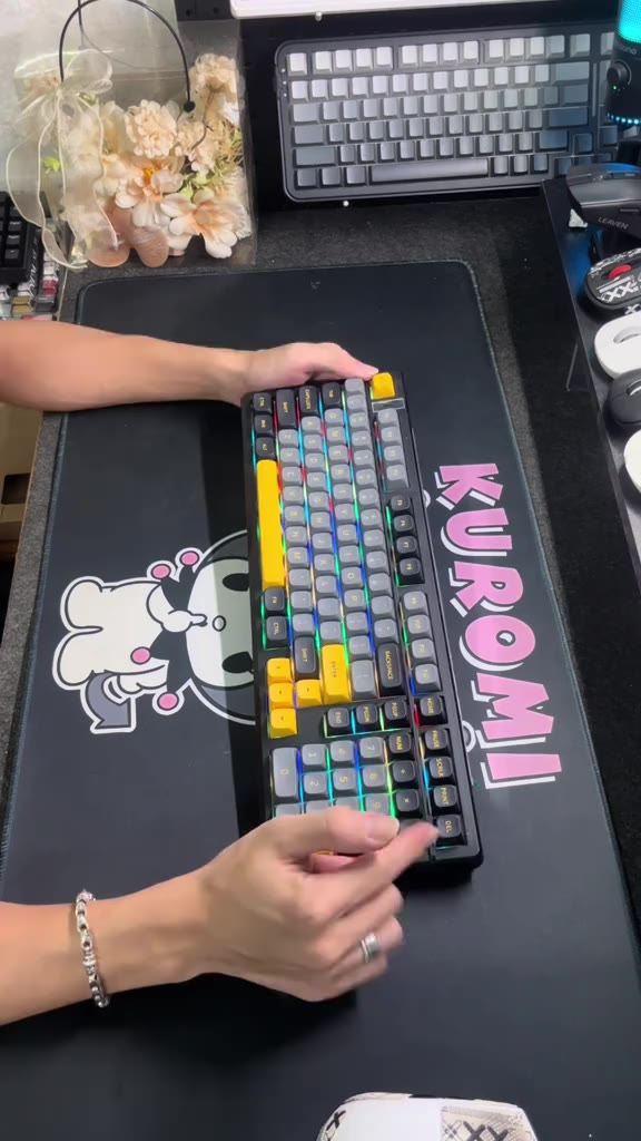 Bàn phím cơ không dây ATAS K98 - Full Foam - 3 Mode - Pin 10000mah - Mạch xuôi - LED RGB - App Marco | BigBuy360 - bigbuy360.vn