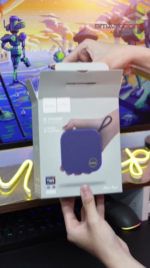 Loa Bluetooh HOCO HC22 không dây chính hãng pin trâu, bass mạnh phiên bản mini nhỏ gọn | BigBuy360 - bigbuy360.vn