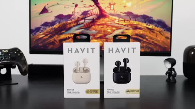 Tai nghe True Wireless Havit TW947 Bluetooth 5.3 âm thanh Hifi Driver 13mm | BigBuy360 - bigbuy360.vn