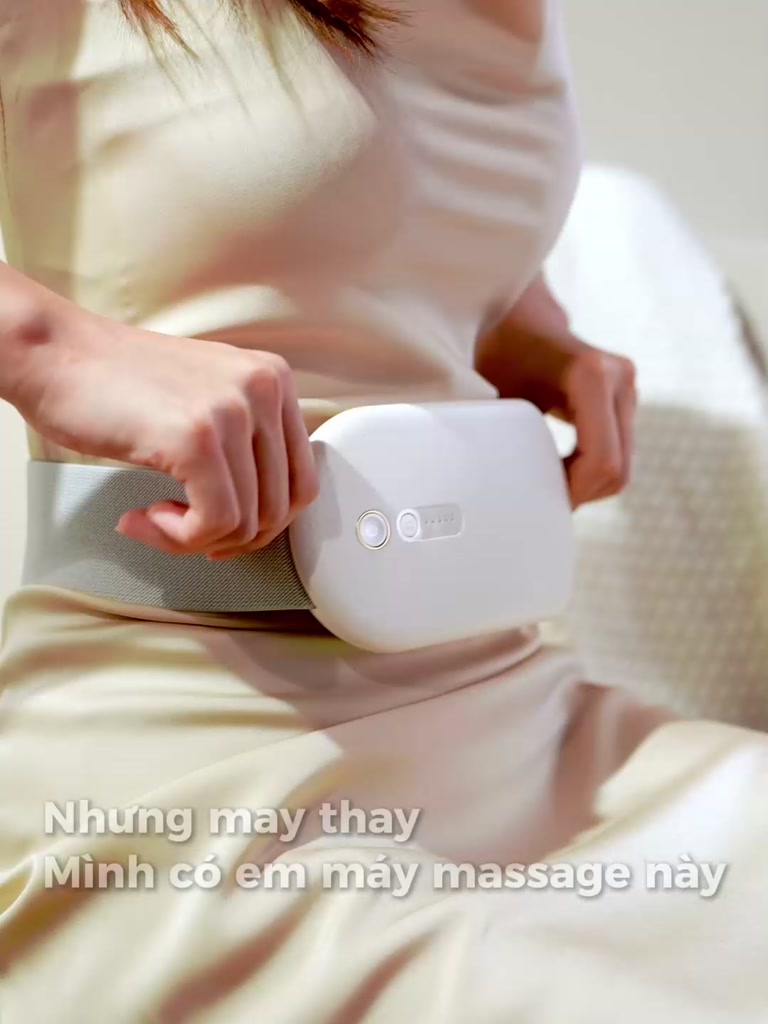 [Tặng Túi+Thiệp] Máy Chườm Bụng Kinh BUMAS BU01 - Đai Chườm Nóng Giảm Đau Bụng Kinh Quà Tặng Bạn Gái | BigBuy360 - bigbuy360.vn