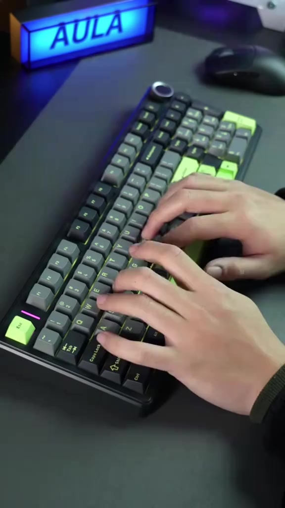 Bàn phím cơ Aula F99 Pro - Bàn phím không dây Led RGB, 3 mode kết nối, Núm xoay chỉnh âm lượng, Hotswap 5 pin | BigBuy360 - bigbuy360.vn