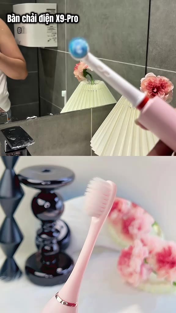 Bàn chải xoay X9-Pro,bàn chải xoay công nghệ Mỹ sạc đế từ tính bản giới hạn 2024 | BigBuy360 - bigbuy360.vn