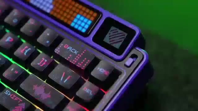 Bàn phím cơ Leobog AMG65 - LED RGB mạch xuôi - Màn Led độc đáo, có app tùy chỉnh - Pin 8000mAh | BigBuy360 - bigbuy360.vn