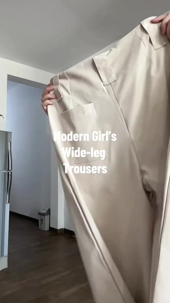 Quần Kaki Cạp Trễ Ống Rộng Basic 2 Màu Hack Dáng Phong Cách Hàn Quốc Modern Girl Hottrend 2025 | BigBuy360 - bigbuy360.vn