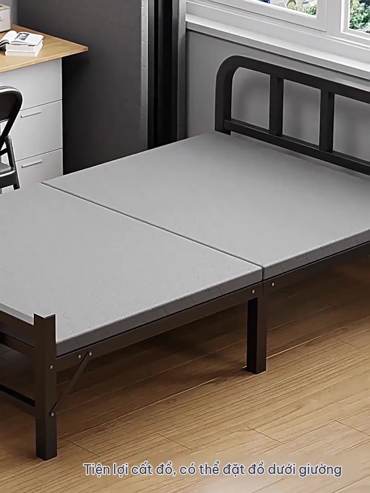 REX Giường Gấp 1m9 Khung Thép Cao Cấp Chắc Chắn Giường Gấp Gọn Nhẹ Bền Bỉ Thích hợp cho văn phòng | BigBuy360 - bigbuy360.vn
