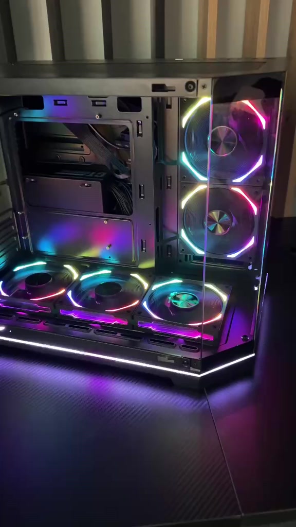 Fan quạt tản nhiệt RGB vô cực cao cấp Centaur 8400 đen xuôi- Chính Hãng | BigBuy360 - bigbuy360.vn