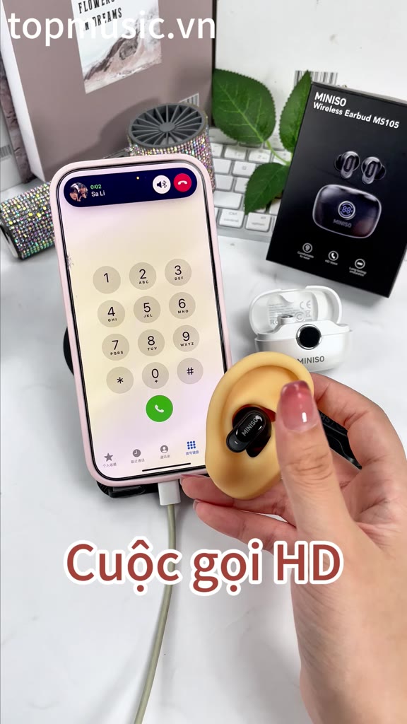 MINISO MS105 AI Video Tai nghe phiên dịch HIFI Tai nghe Bluetooth V6.0 Chống ồn ENC Tai nghe không dây Chống nước IPX5 Tai nghe thể thao | BigBuy360 - bigbuy360.vn