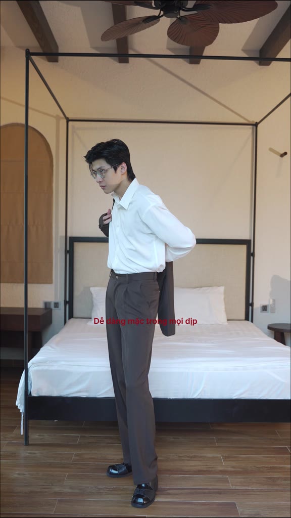 Áo sơ mi nam tay dài JBAGY Pastel sơ mi trắng form rộng, vải lụa tăm cao cấp phong cách Hàn Quốc JS0101 (D2) | BigBuy360 - bigbuy360.vn