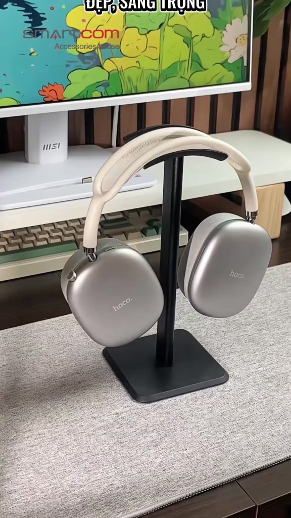 [Tặng bọc da] Tai nghe bluetooth HOCO W55 pin 90 tiếng siêu bền, bản base, plus chống ồn ANC | BigBuy360 - bigbuy360.vn