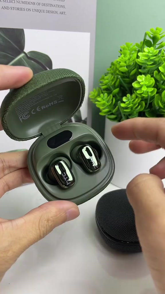 HTC NE75 Tai nghe dịch thuật AI Tai nghe Bluetooth 6.0 Chống ồn Tai nghe không dây nhét tai Chất lượng âm thanh HiFi Gọi điện thoại HD Tai nghe thể thao Có micro Chống nước | BigBuy360 - bigbuy360.vn